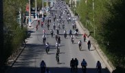 1500 жителей Атырау приняли участие в велопробеге