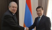 Саркисян обсудил ситуацию в Армении с послом Казахстана
