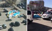 Батут сорвало ветром в Астане: Какие травмы получили дети