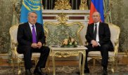 Назарбаев и Путин обменялись поздравлениями