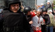Акции "Он нам не царь" в России: задержан Алексей Навальный