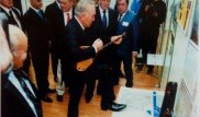 Елбасына үш домбыра сыйлаған алматылық шебер: Өнер үшін тәрбие керек