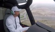 Президент Туркменистана облетел на вертолете затопленный Ашхабад