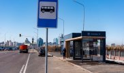 В Астане продолжаются работы по установке "теплых остановок"