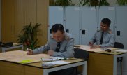 Руководство Министерства обороны приняло участие в сдаче комплексного государственного экзамена