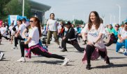 В парках Астаны начинается сезон воскресных тренировок
