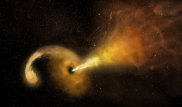 Астрономы впервые увидели, как черная дыра начала разрывать звезду