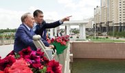 Назарбаеву показали новый Ботанический сад в Астане
