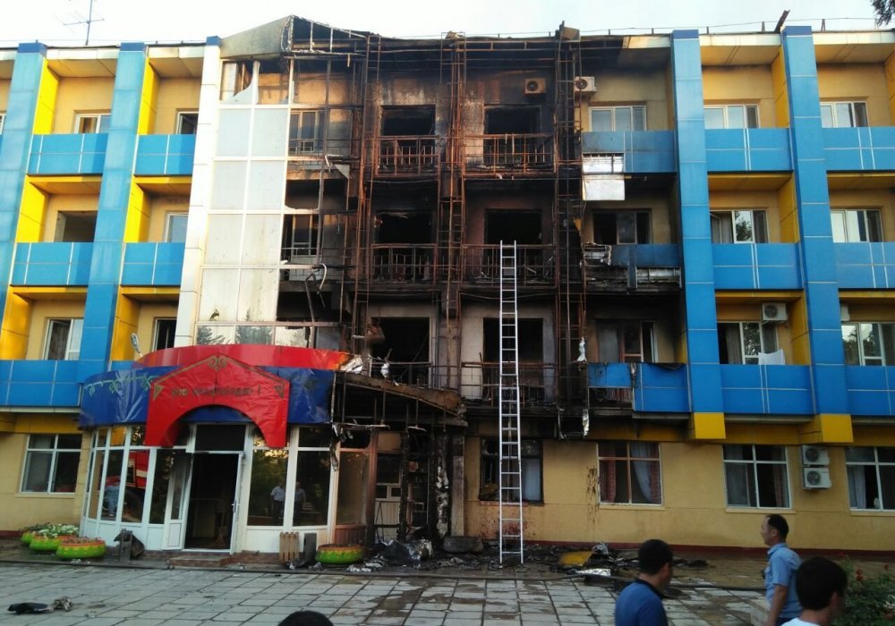 Санаторий горел в Туркестанской области