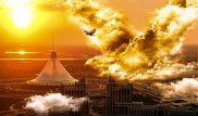 НЛО и дельфины перед Акордой: Удивительные фото Астаны
