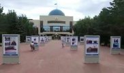 Уникальные фотографии Назарбаева выставили под открытым небом в Астане