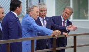 Назарбаеву показали новый трамплин в Щучинске