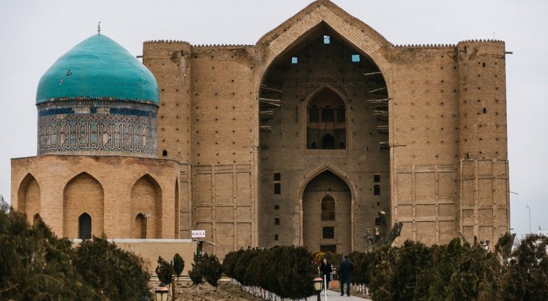 Мавзолей Ходжи Ахмеда Ясави в Туркестане. Фото ©Турар Казангапов