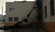 Крышу сорвало с районного акимата в Жамбылской области