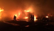 45 машин сгорели на штрафстоянке. В Шымкенте расследуют факт поджога