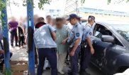 Как полицейские проверяли авторынок "Кар сити" в Алматы