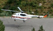 На место камнепада близ Бишкека отправили вертолет со спасателями