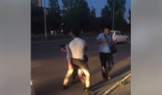 Видео задержания полицейского в Астане появилось в Сети