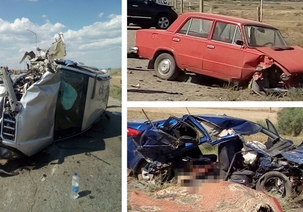 Мать и дочь погибли в аварии на трассе Жезказган - Сатпаев