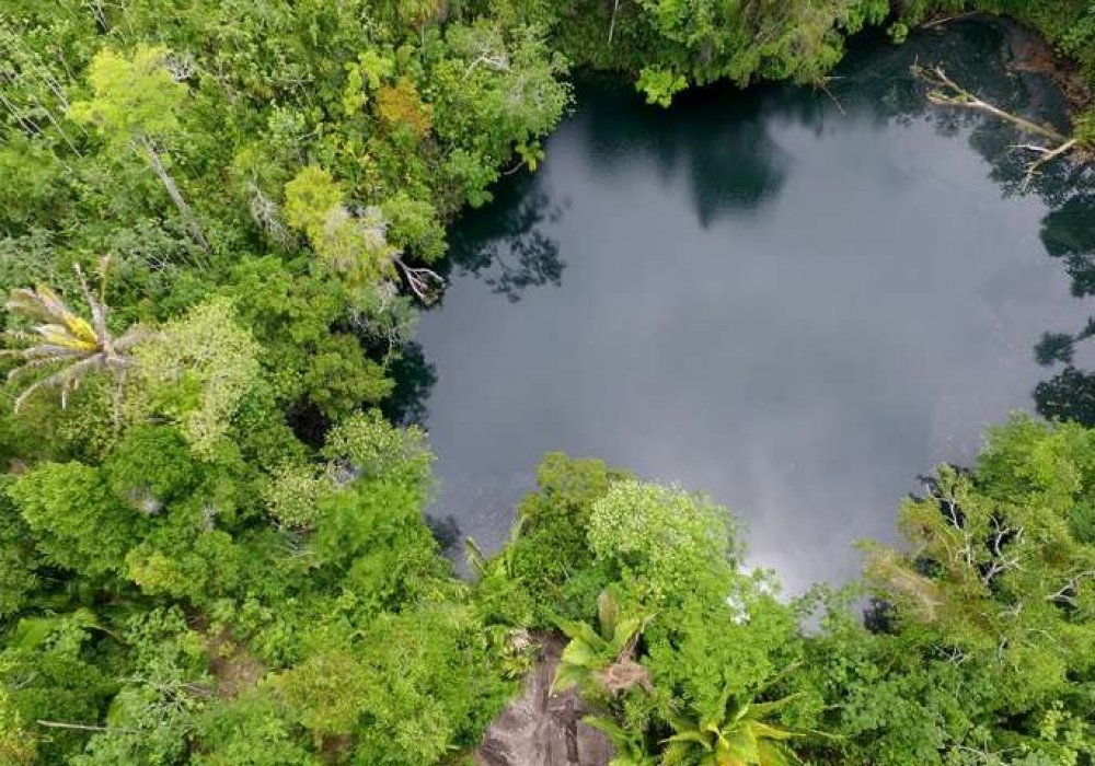 Подобные водоемы были священными для майя, которые считали их порталами в подземный мир. © phys.org