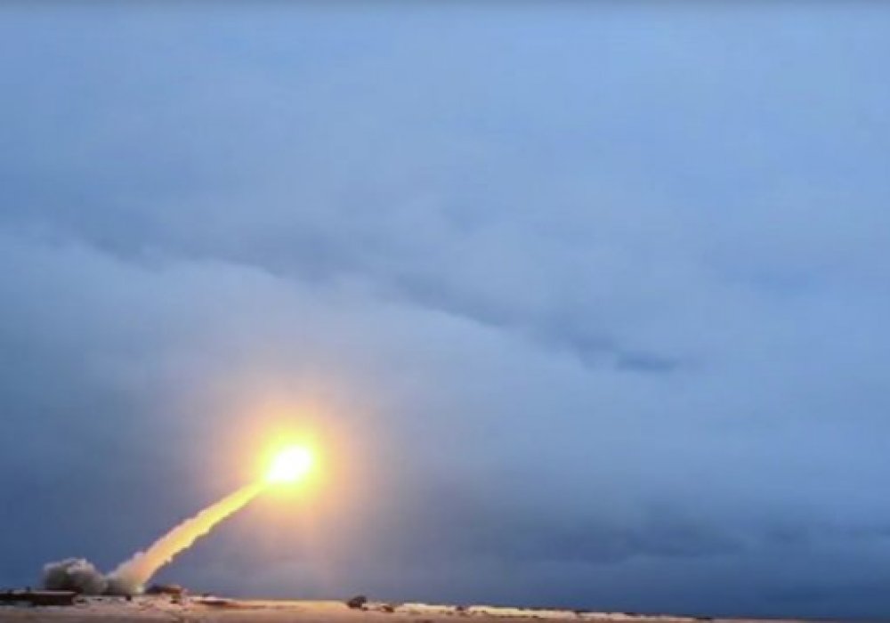 Испытания крылатой ракеты с ядерным двигателем "Буревестник". РИА Новости©