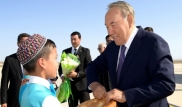 Назарбаев прилетел в Туркменистан