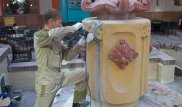 Алматинцев обеспокоила судьба фонтана с исторической мозаикой в центре города