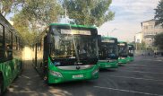 В Алматы обновили автобусы 128-го маршрута