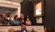 Картина Бэнкси самоуничтожилась после продажи на аукционе