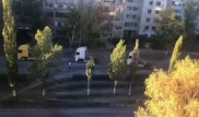 Свадебный кортеж из фур проехал по Павлодару