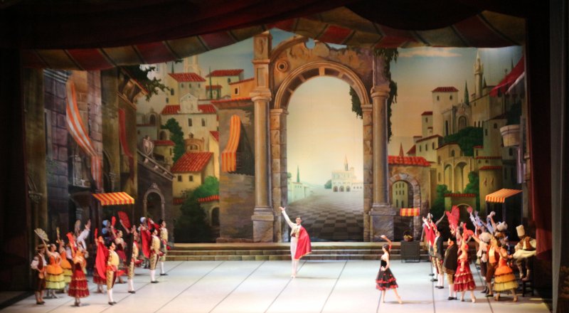 Премьера балета "Дон Кихот". Фото предоставлены ГАТОБ имени Абая.