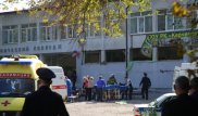 Нападение на колледж в Керчи попало на видео