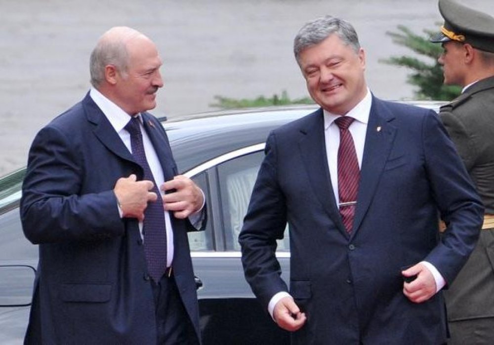Александр Лукашенко и Петр Порошенко в пятницу провели встречу в Гомеле. © zn.ua