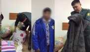"Несун" пытался провезти через "Хоргос" 66 шуб в постельном белье
