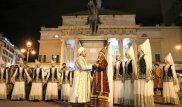 Артисты "Астана Опера" удивили итальянцев выступлением на улице в Генуе