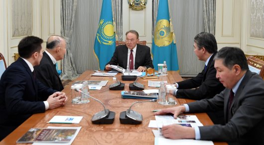 Нурсултан Назарбаев встретился с президентом КИМЭПа