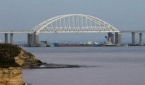 Российский сухогруз закрыл проход в Керченский пролив, соединяющий Черное и Азовское моря. © РИА Новости