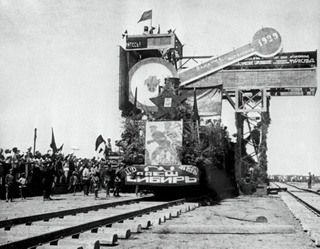 Торжественное открытие первой очереди Турксиба. Казахская ССР, 10 мая 1929 года. Фото ©РИА Новости