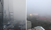 Плотный туман накрыл Алматы: горожане делятся фото