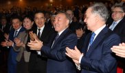 Назарбаеву показали фильм "Путь Лидера. Астана"