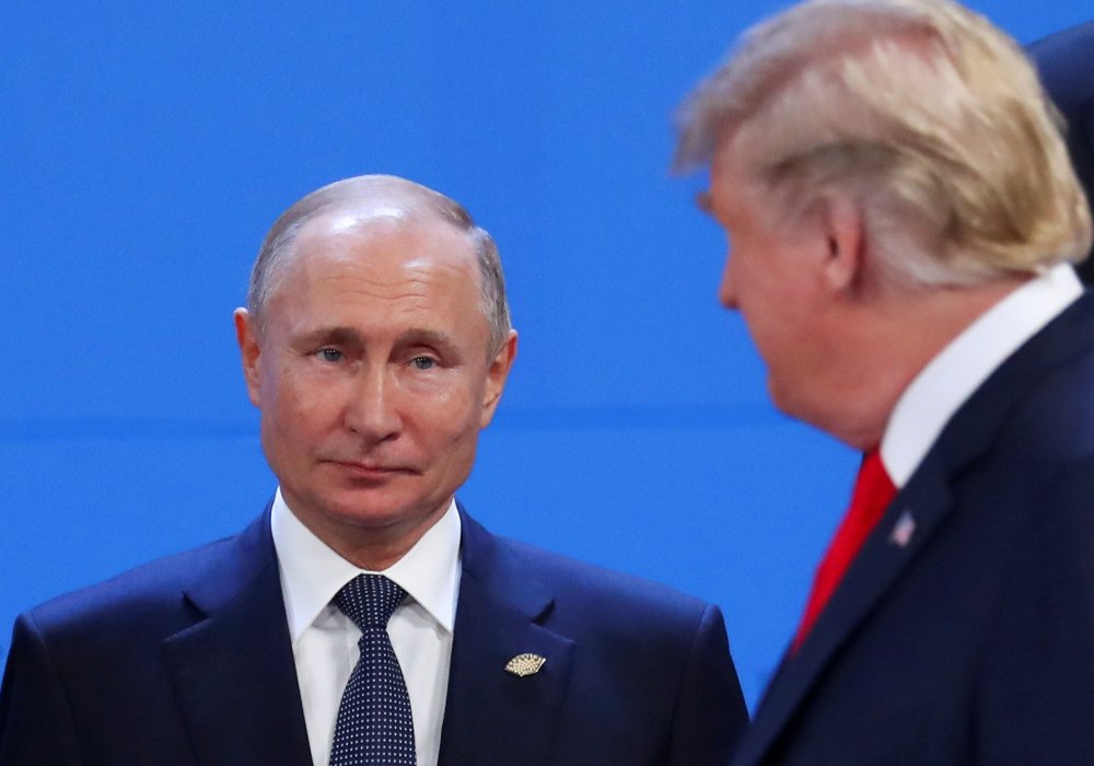 Владимир Путин и Дональд Трамп на саммите G20 в Аргентине. © Reuters