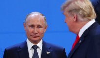 Владимир Путин и Дональд Трамп на саммите G20 в Аргентине. © Reuters