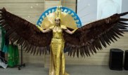 Казахстанка продефилировала в роскошном платье на "Мисс Вселенная"