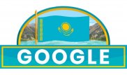 Google снова посвятил дудл Дню Независимости Казахстана