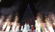 Новогоднюю елку зажгли в Актобе