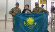 Военнослужащая из Казахстана отправилась в Африку миротворцем