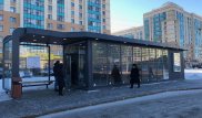 Теплая остановка с миникафе и уборной открылась в Астане