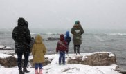 В Актау выпал первый снег