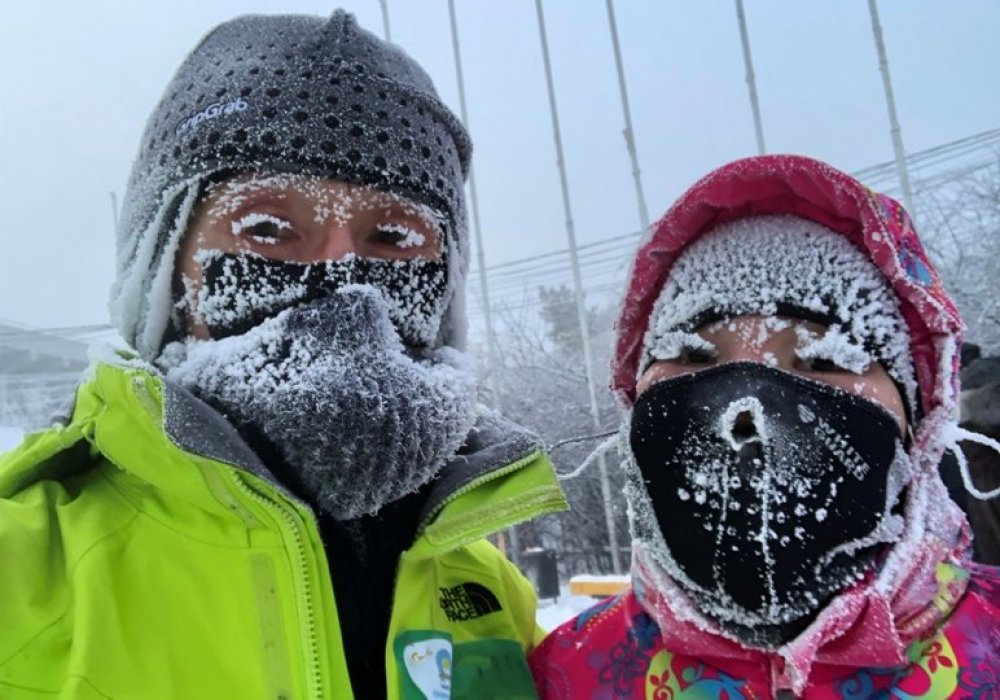 Международный марафон проводят в Якутии при минус 50 градусах