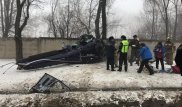 Названы основные версии крушения вертолета в Алматы